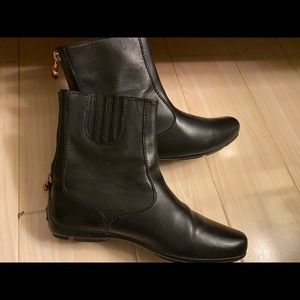 BALLY Black Soft Leather Boots EU35.5 US 5